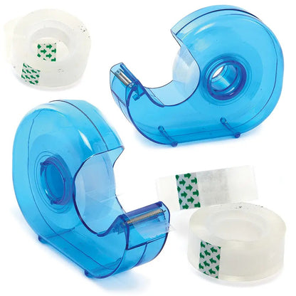 6pc Mini Tape Dispenser W/ Tape