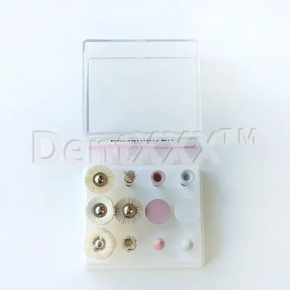 12 Pieces/Box Upgraded Silicone and Brush Grinding Head Mixed Polishing Set - Achieve High-Gloss Polishing with Polishing Paste