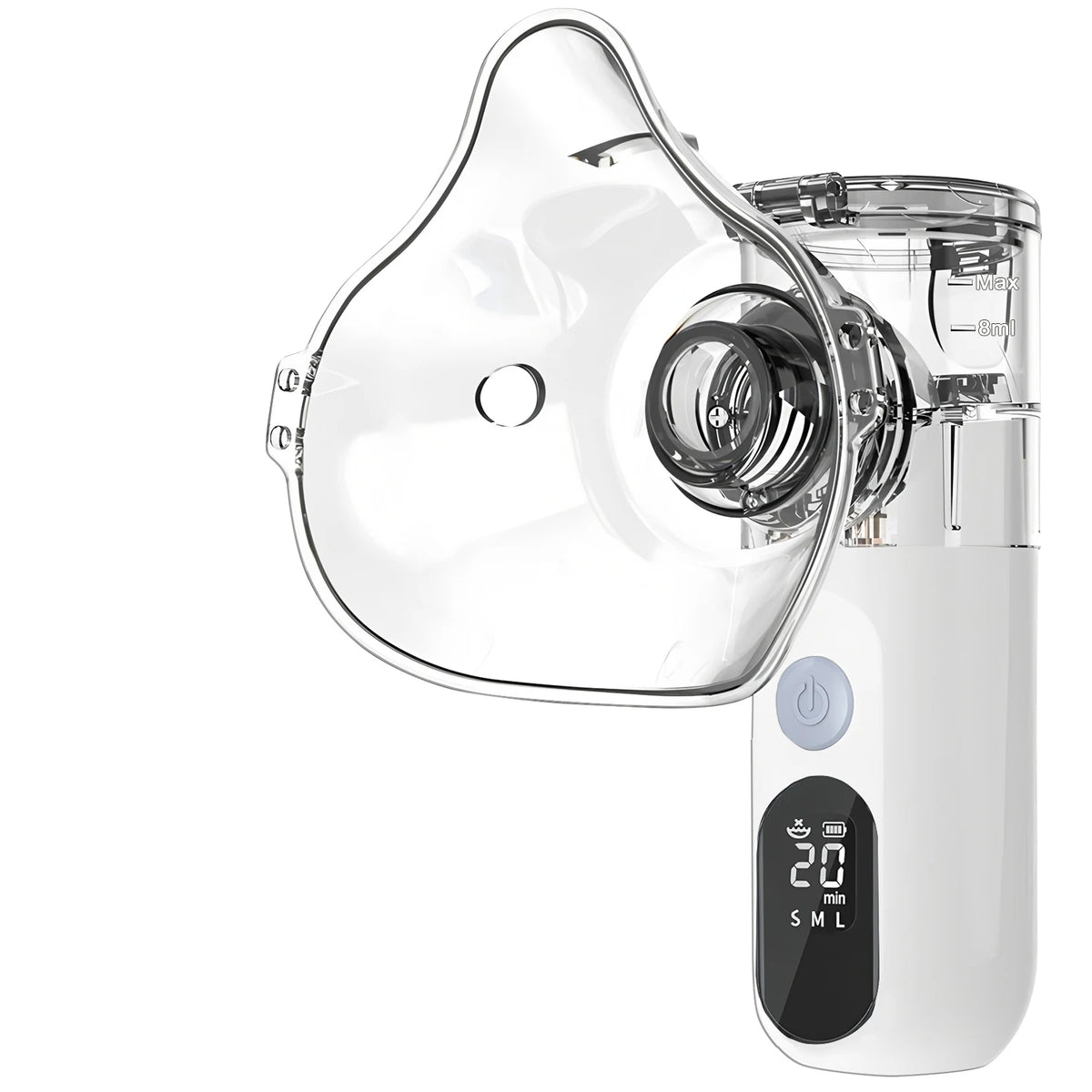 Fireurus Rechargeable Nebulizer Adjustable LED Display Medical Silent Ultrasonic Inhaler Mobile Steam Device Adult Child Medical