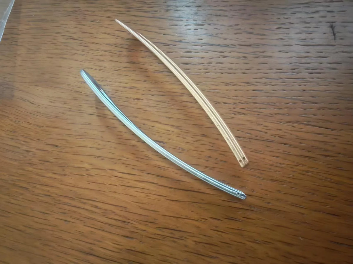 Thick U‑Shaped Metal Hair Forks, Simple Geometric Hair Pins, Hair Accessories for Women Girls