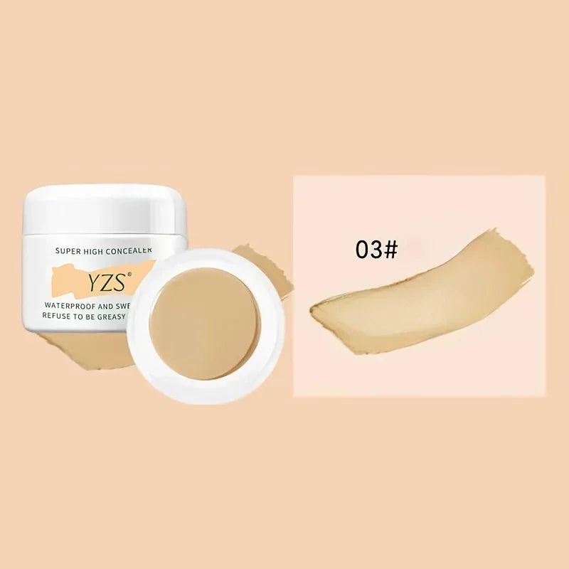 Waterproof and Long-lasting High Concealer That Perfectly Covers Scars, Dark Spots and Tattoos for a Flawless Skin Look Makeup