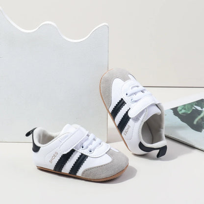 2025 Hot Selling Spring And Autumn Baby Unisex First Walking Indoor Outdoor Toddler Shoes For 0-18M High Quality PU Leather