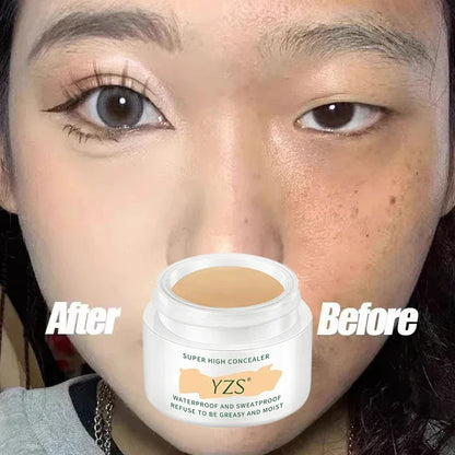 Waterproof and Long-lasting High Concealer That Perfectly Covers Scars, Dark Spots and Tattoos for a Flawless Skin Look Makeup